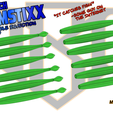MakingBaits-6in-DrumStikk-2.png The 6-inch Drum Stixx 5-Cavity Stick Bait Injection Mold By MakingBaits.com