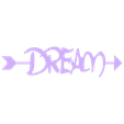 dream.stl "dream, dream and hearts" arrows
