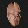 06.jpg Zombie Bloody Clown Mask - Scary Halloween Cosplay 3D print model