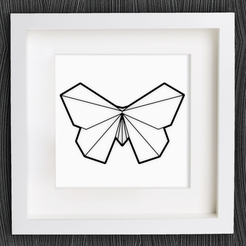 Capture d’écran 2017-12-06 à 17.12.27.png Download free STL file Customizable Origami Butterfly • 3D printer template, MightyNozzle