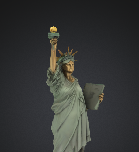 Statue de la Liberté 3D model
