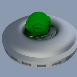 Marvin_UFO_angled.png Fichier STL Le vaisseau spatial de Marvin (pour s'adapter aux centres 3D de Marvin)・Plan à imprimer en 3D à télécharger