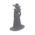 MqynBWjm.png Regal Figure – Flowing Gown with Gold Embroidery | Fantasy Queen | Tabletop RPG STL