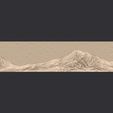 00.jpg Ararat Mountain Landscape Wall Art 3D STL Model 3D print model