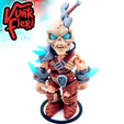 FreshStartCrytid21.png Viking Draugr MultiColor Flexi Print-In-Place + figure
