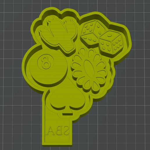 Punchy Western Theme Freshie Charms Mold - 3D Model Mold Box for Silicone Freshie Moulds