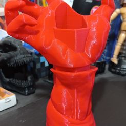 IMG_20210701_193203.jpg STL file Tortured hand pot・3D printer model to download