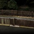 shot_1.jpg Wooden Fence Sections 5cm (5pcs) for 28mm