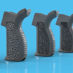 ridgeback-render-2.jpg Archivo STL ar15 grip pack・Objeto imprimible en 3D para descargar