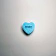 Conversation-Hearts-Keychain-Clicker-Valentine-09.jpg Conversation Heart Clicker / Valentine Heart Keychain / Fidget - No AMS - Commercial License Included