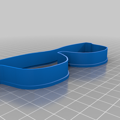 GlassesCookiecutter.png Free 3D file Blippi cookie cutter・3D printing idea to download