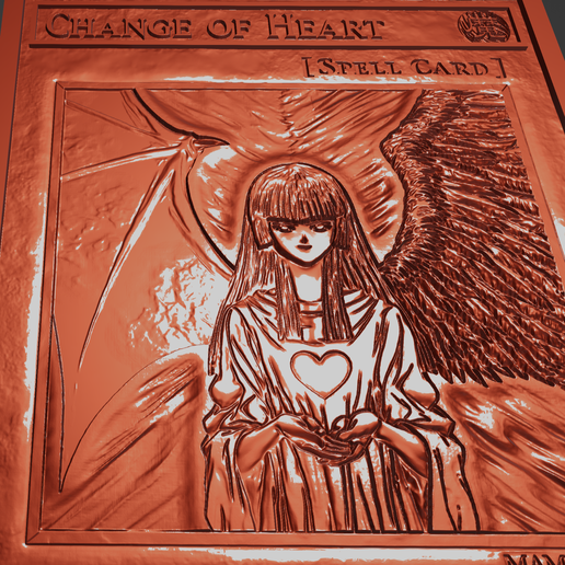 yugioh card change of heart Yu-Gi-Oh! Pin collectible enamel pin features Change of Heart Change of Heart 1st Edition