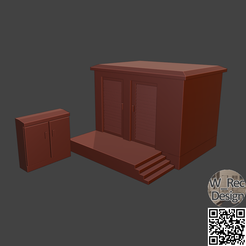 STACJA_TRAFO.png Archivo STL gratis Centro de transformación・Diseño imprimible en 3D para descargar