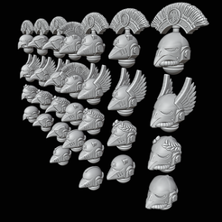 _3.png Файл 3D Шлемы Crow Guards для новых Heresy・3D-печатный дизайн для загрузки