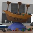 boatPirates02.jpg Pirates Ship Balacing Game (Board Game)