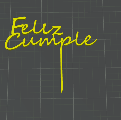 Happy Birthday Cake Topper