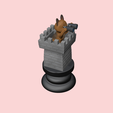 Dog-Chess-Rook4.png Dog Chess Piece - Rook