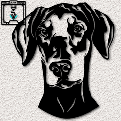 project_20230921_1212165-01.png Fichier STL art mural teckel réaliste décoration murale chien weenie 2d art・Design à télécharger et à imprimer en 3D
