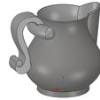 Vpot07-08.jpg cup jug vessel vpot17 for 3d-print or cnc
