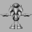 Pop-3D-Bank-Sonic1-c.jpg Sonic the Hedgehog (T Pose) - 3D-Druck Modell mit Textur