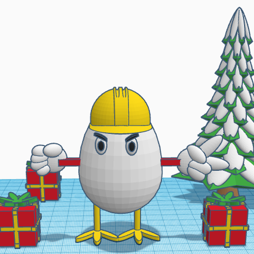 christmas egg 3D model