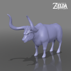 bull.png STL-Datei Bull - The Legend of Zelda - Breath of the Wild herunterladen • 3D-druckbares Objekt, 3DXperts