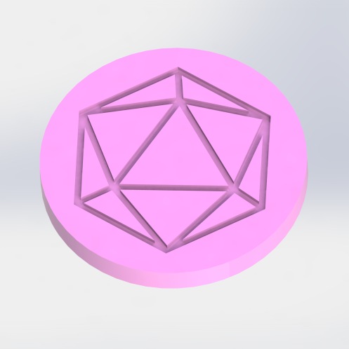 🪙 D2 Coin D&D Dados・ STL File for 3D printing・Cults