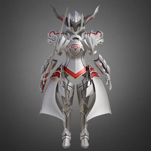 🗡️ Fate Mordred Full Armor and Sword for Cosplay・ 3D File for 3D ...