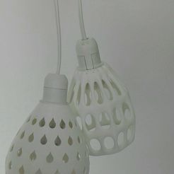 7.jpg Archivo STL gratis 2 pantallas para una lámpara E14・Diseño imprimible en 3D para descargar