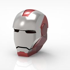 Mask 1.jpg Free STL file Iron Man Mask・Object to download and to 3D print