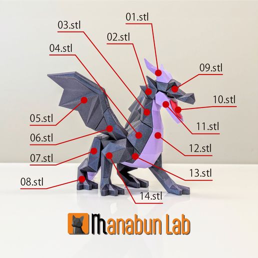 D_Low_Poly_Majestic_Dragon_Puzzle_.jpg 🐉Low Poly Majestic Dragon Puzzle