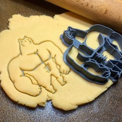 257226642_1061020048033145_8075550269594777832_n.jpeg Swole Doge and Chemes Cookie Cutter Set