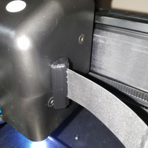 Artillery Sidewinder X1 Extruder Cable Strain Relief - 3D model önizlemesi