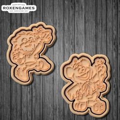 poster 1.jpg 3D-Datei Muppet Babies cookie cutter set of 4・3D-Drucker-Vorlage zum herunterladen