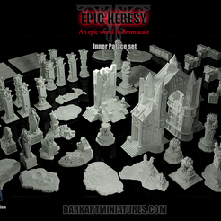 EH-inner-palace-set.png 3D file Epic Heresy: Inner Palace set・3D printer design to download