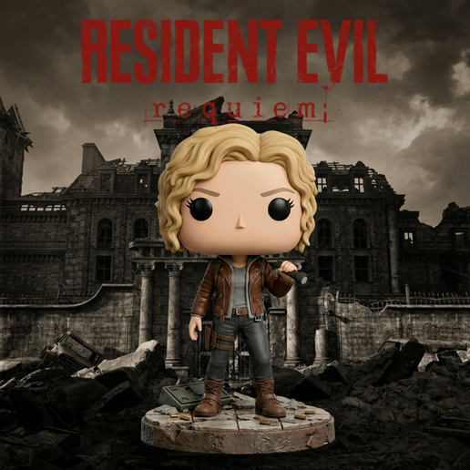 Grace Ashcroft - Residual Evil Requiem - Chibi Diorama STL