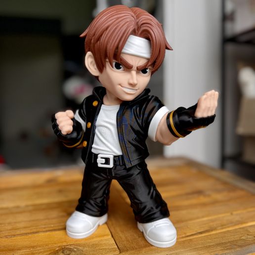 Kyo Kusanagi Fan art (no ams-multiparts/3mf)