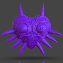 Sculptober Renders.66.jpg Descargar archivo OBJ Impresión 3D de Majoras Mask • Modelo para imprimir en 3D, PaburoVIII