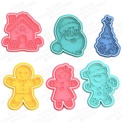 1.jpg Christmas cookie cutter set of 6