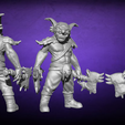 double axes x3.png Trunks the Goblin - 3 Models - 28 mm