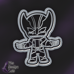 Wolverine-Funko-1.png Download STL file Wolverine Cookie Cutter (Premium) • 3D print model, TheDesignSide