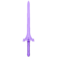 asuna underworld sword parts.STL Sword Art Online Alicization Asuna Underworld Sword Assembly