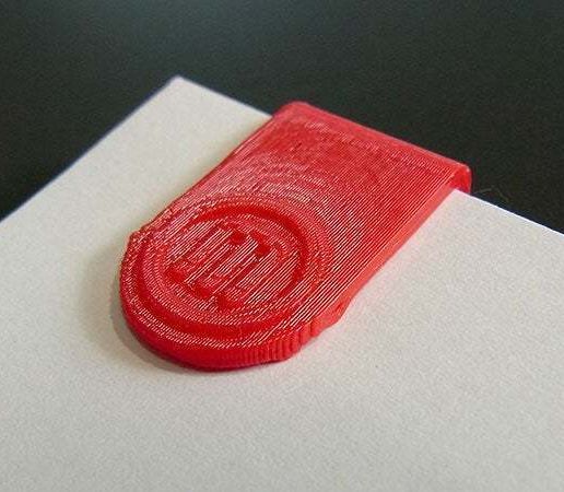 red_display_large.jpg 'Maker Clips'... Paper Clips / Mini Bookmarks for MakerBot users