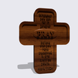 Shapr-Image-2022-11-24-180036.png Christian Love Cross with Bible verse and word Pray highlighted, Everlasting Love of God, Eternal Love, Eternity, spiritual gift, wall spiritual decor, fridge magnet, keychain, pendant, desk decoration, personalized cross, spiritual symbol, Christian gift