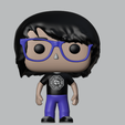 Hermano.png Head funko long hair with glasses