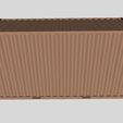 05.jpg High Cube 20 ft 6 meters shipping container printable in 0 scale