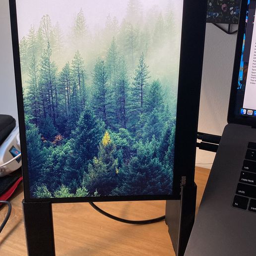 Vertical stand for Lenovo m14 3D model