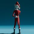 0012.jpg Christmas Jack Skellington Low Poly