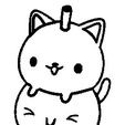 dibujos-kawaii-blanco-y-negro-gatos-sushi.jpg Mochigatos -Mochis e form kawaii cats