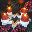 Adventskranz.jpg Advent wreath star for LED tea lights